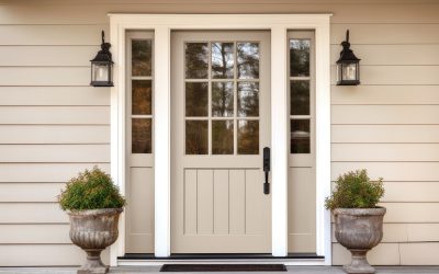 Elevate Home Aesthetics Using A Wood With Glass Door In San Antonio TX